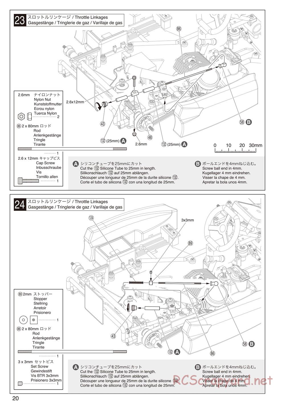 Kyosho - Birel R31-SE Kart - Manual - Page 20