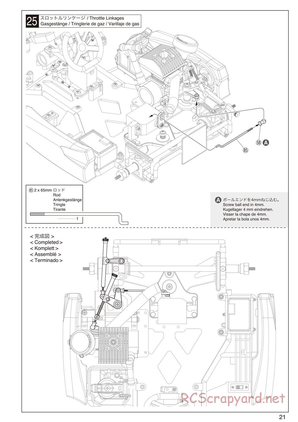 Kyosho - Birel R31-SE Kart - Manual - Page 21