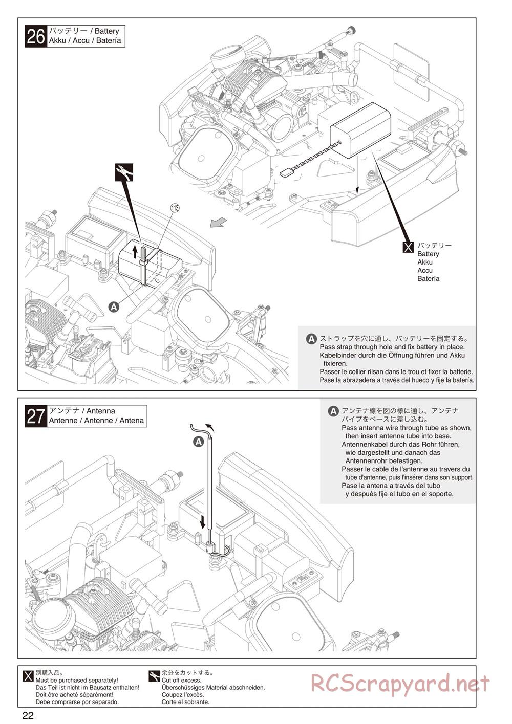 Kyosho - Birel R31-SE Kart - Manual - Page 22