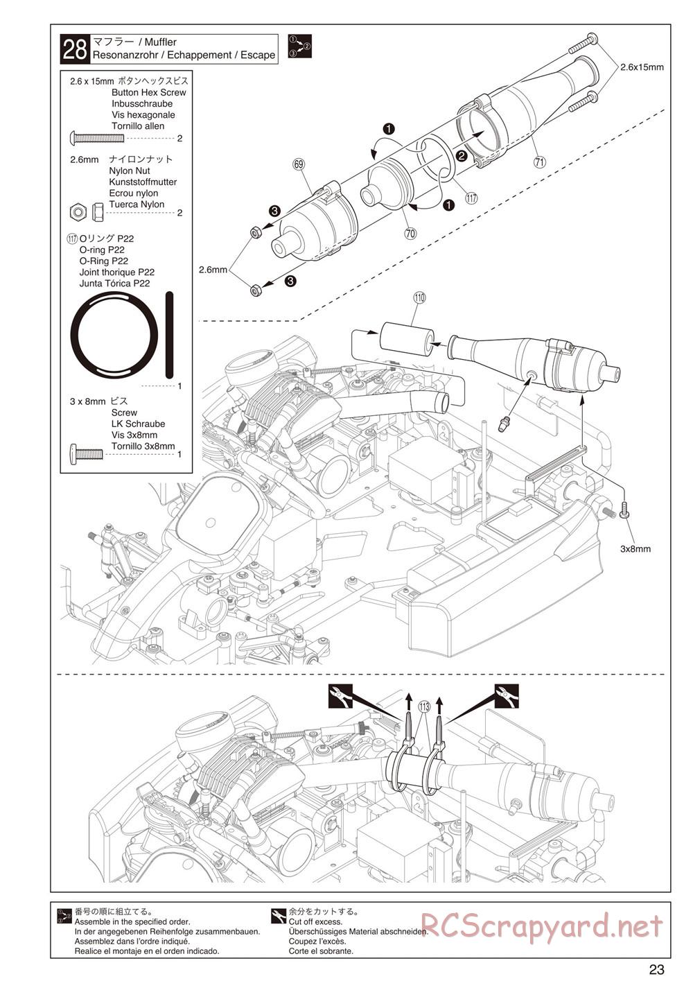 Kyosho - Birel R31-SE Kart - Manual - Page 23