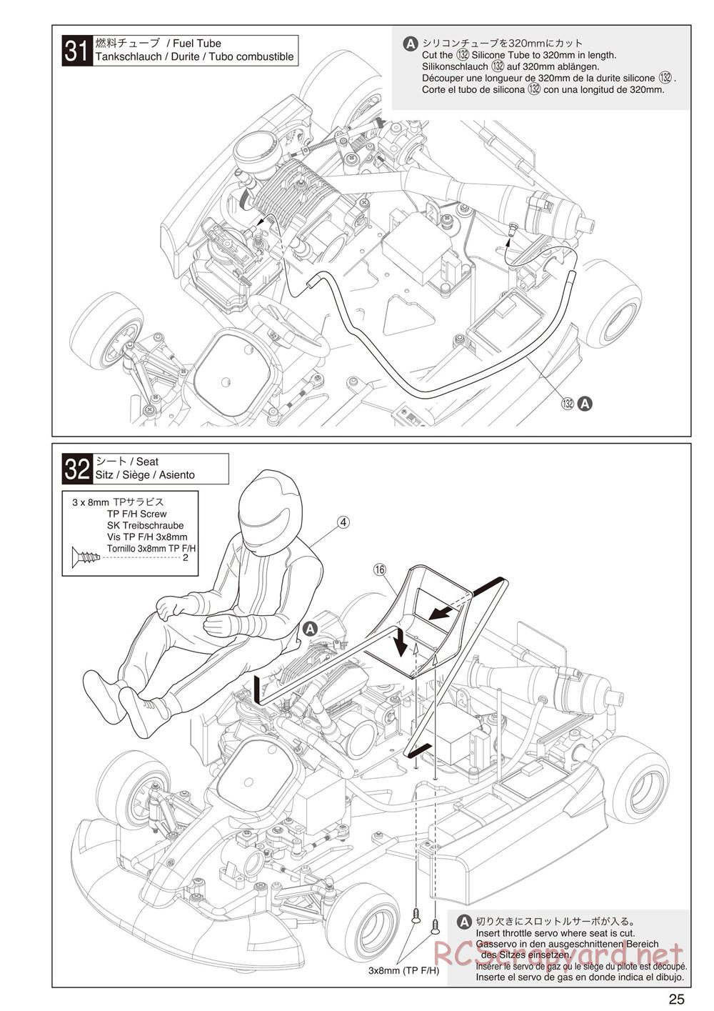 Kyosho - Birel R31-SE Kart - Manual - Page 25