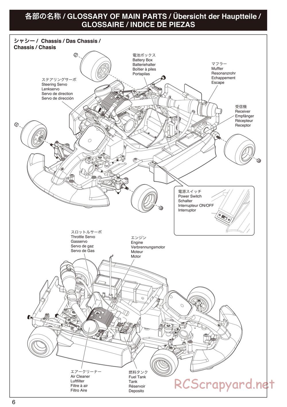 Kyosho - Birel R31-SE Kart - Manual - Page 6