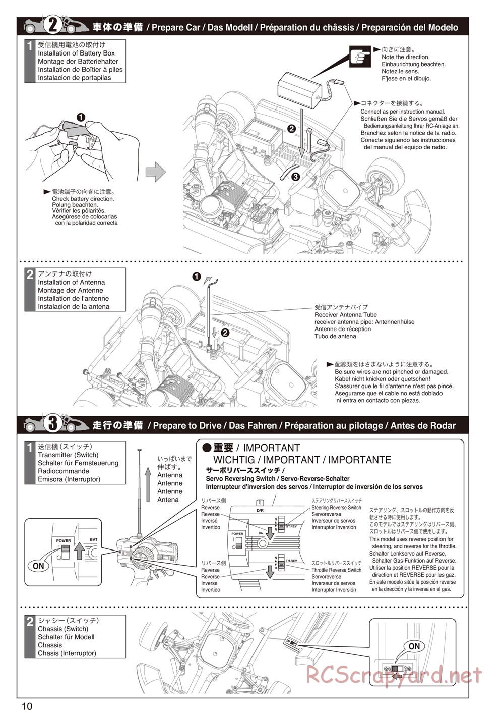 Kyosho - Birel R31-SE Kart - Manual - Page 10