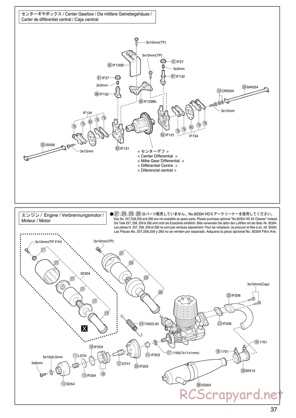 Kyosho - Inferno ST (2005) - Exploded Views - Page 4