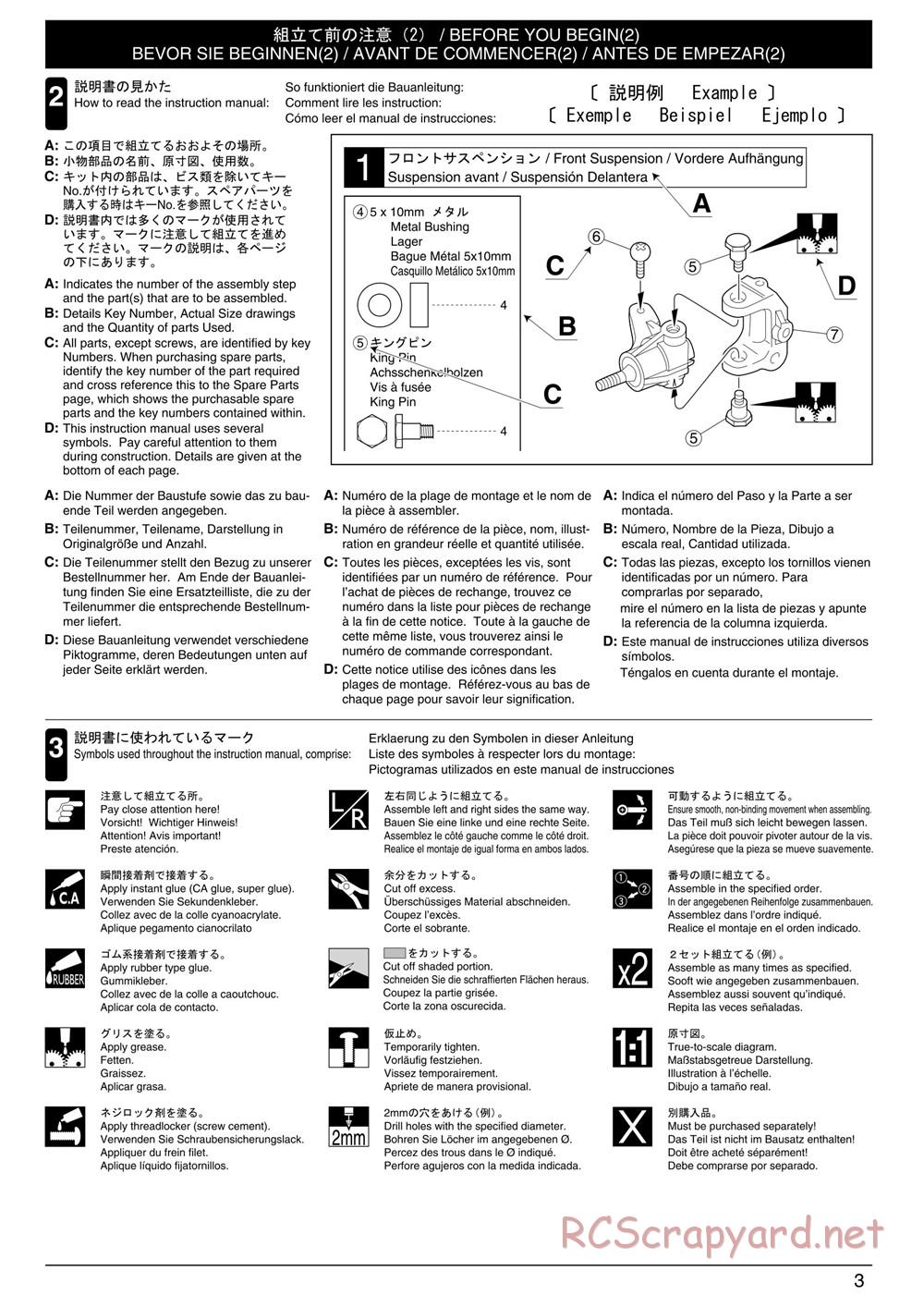 Kyosho - Inferno ST (2005) - Manual - Page 3