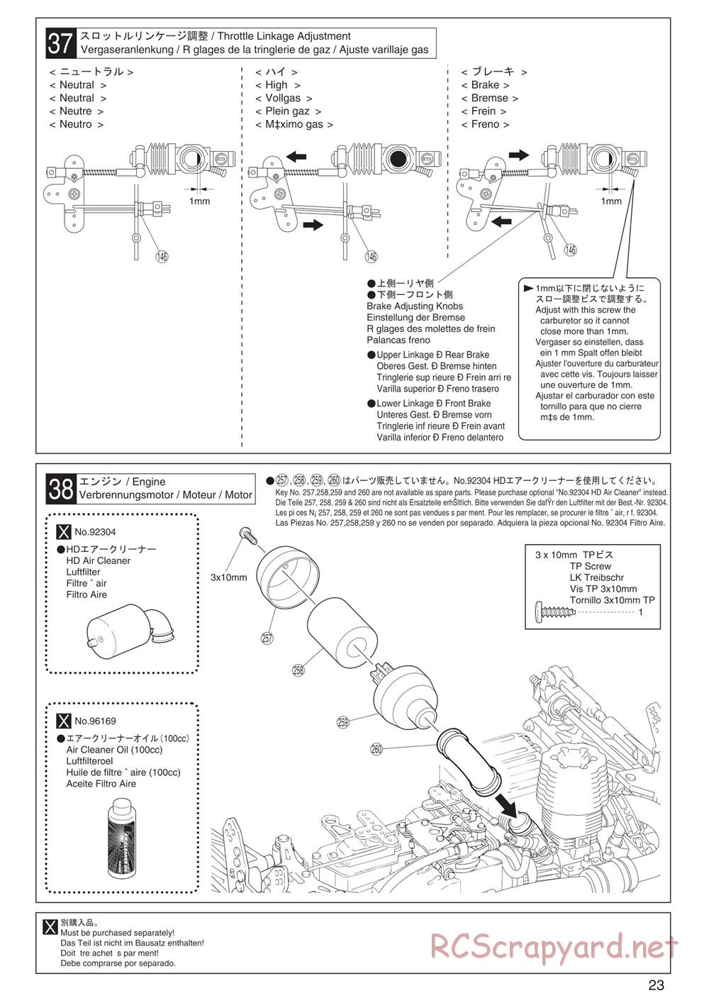 Kyosho - Inferno ST (2005) - Manual - Page 23