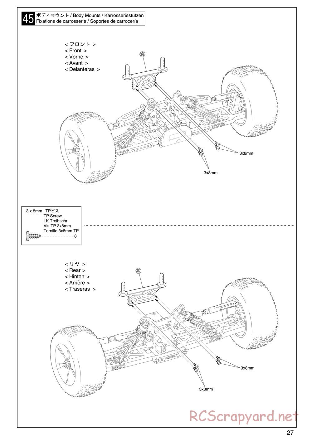 Kyosho - Inferno ST (2005) - Manual - Page 27