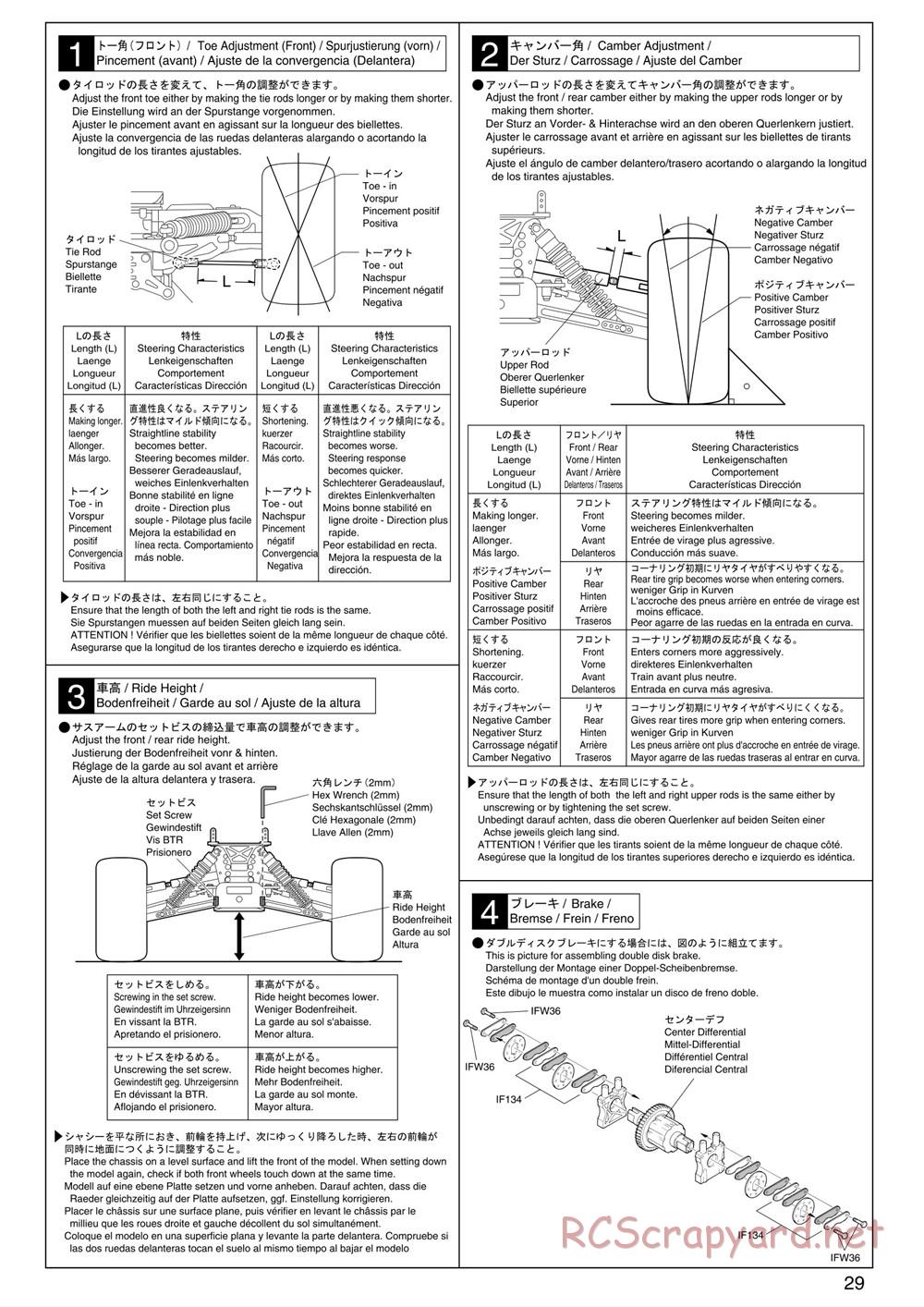 Kyosho - Inferno ST (2005) - Manual - Page 29