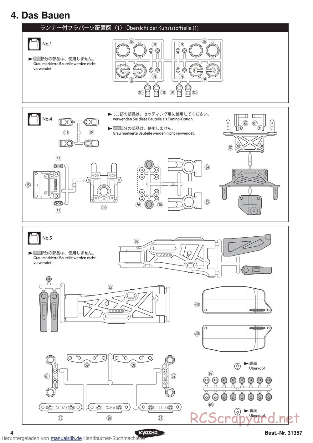 Kyosho - Inferno ST-RR Evo - Manual - Page 4