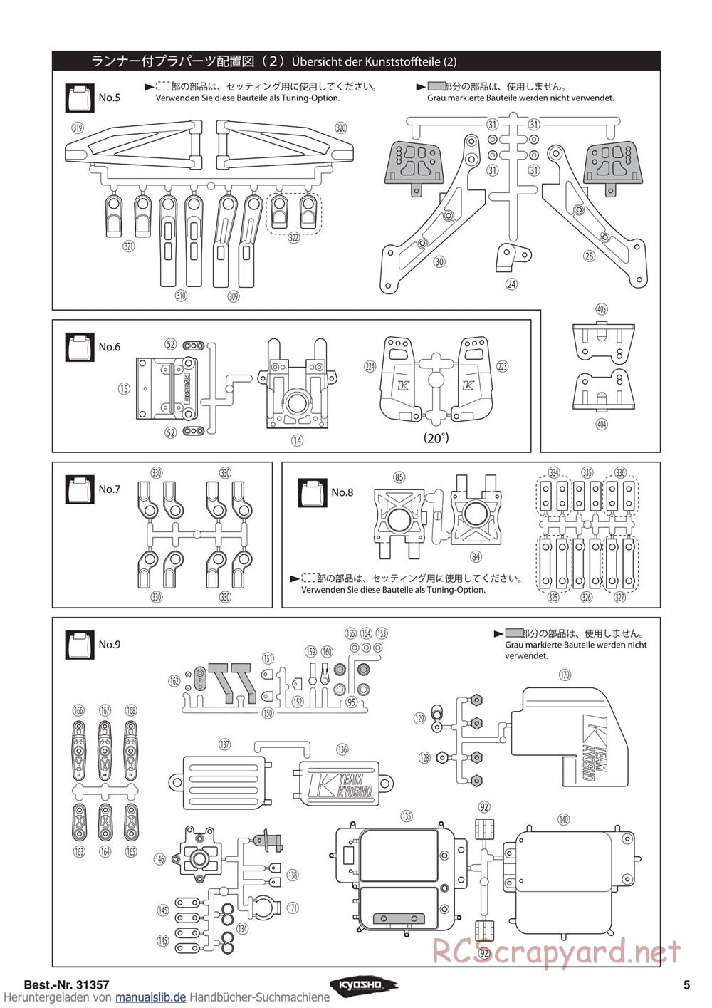 Kyosho - Inferno ST-RR Evo - Manual - Page 5