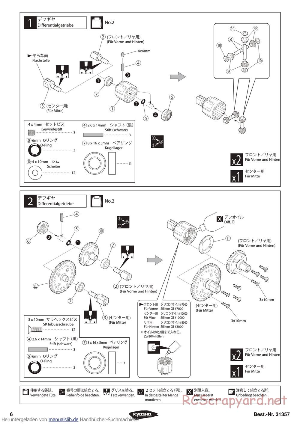 Kyosho - Inferno ST-RR Evo - Manual - Page 6