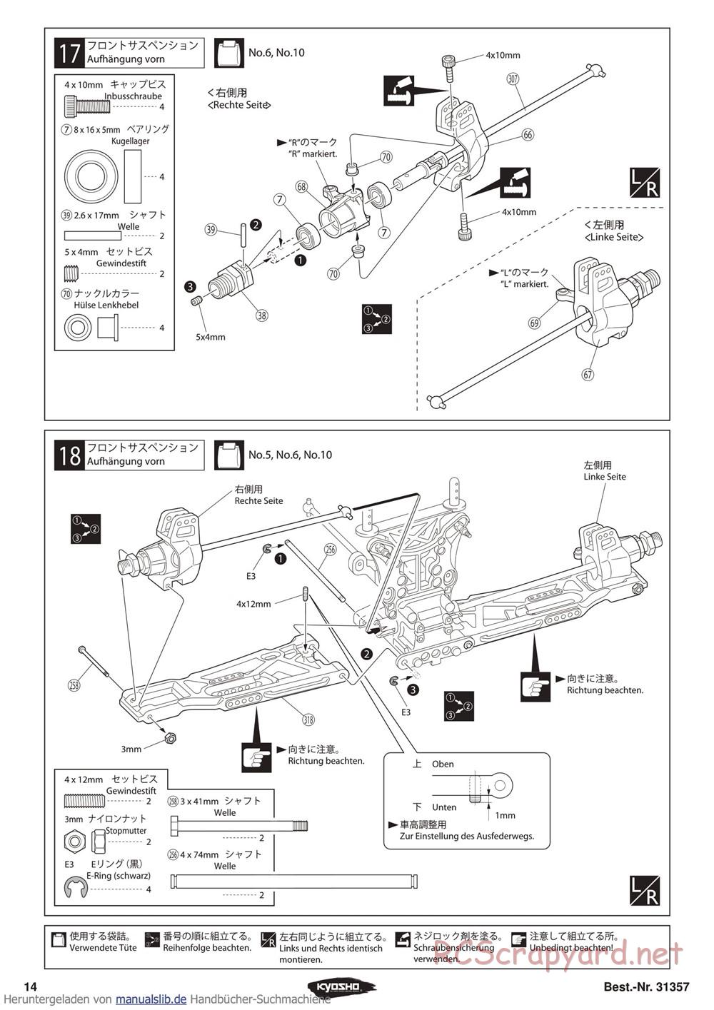 Kyosho - Inferno ST-RR Evo - Manual - Page 14