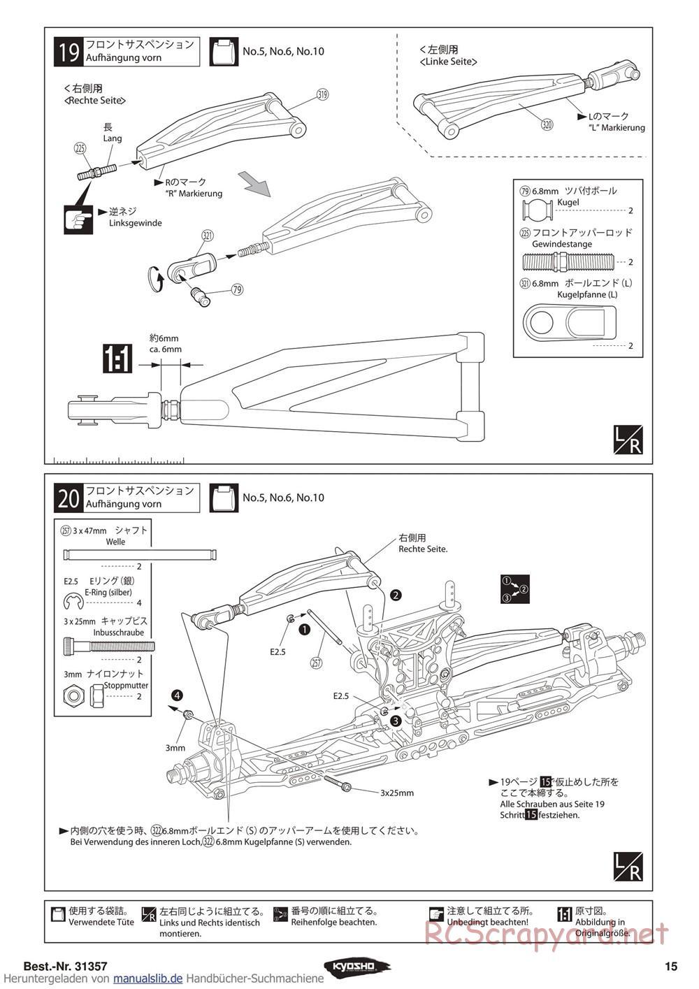 Kyosho - Inferno ST-RR Evo - Manual - Page 15