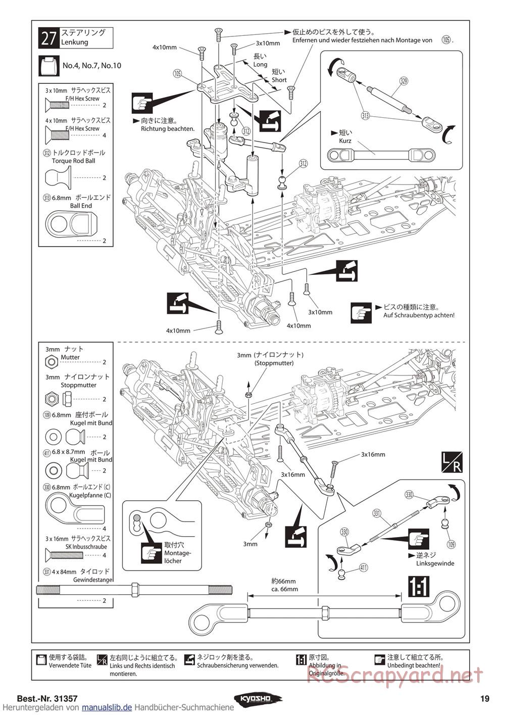 Kyosho - Inferno ST-RR Evo - Manual - Page 19
