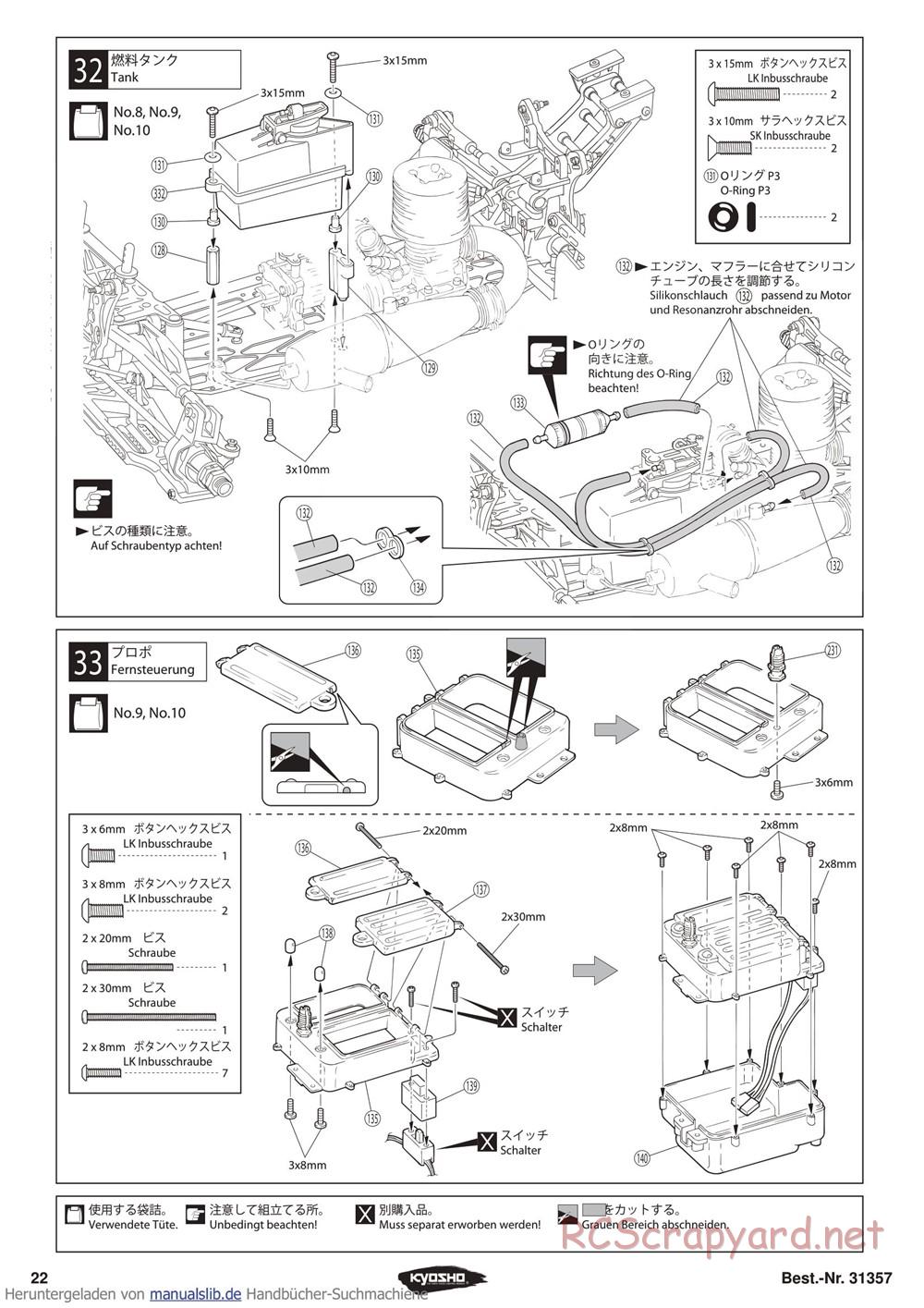 Kyosho - Inferno ST-RR Evo - Manual - Page 22