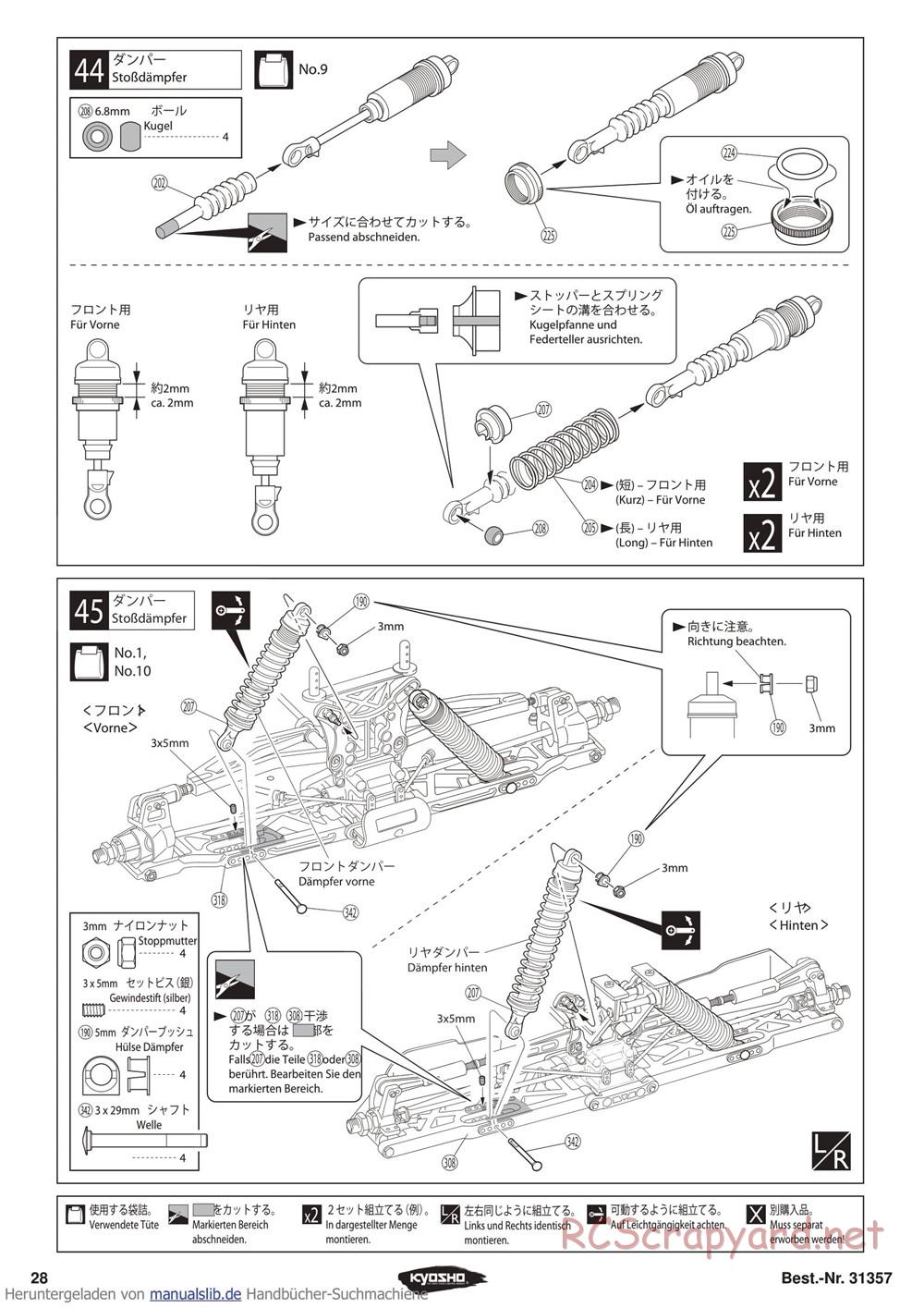 Kyosho - Inferno ST-RR Evo - Manual - Page 28
