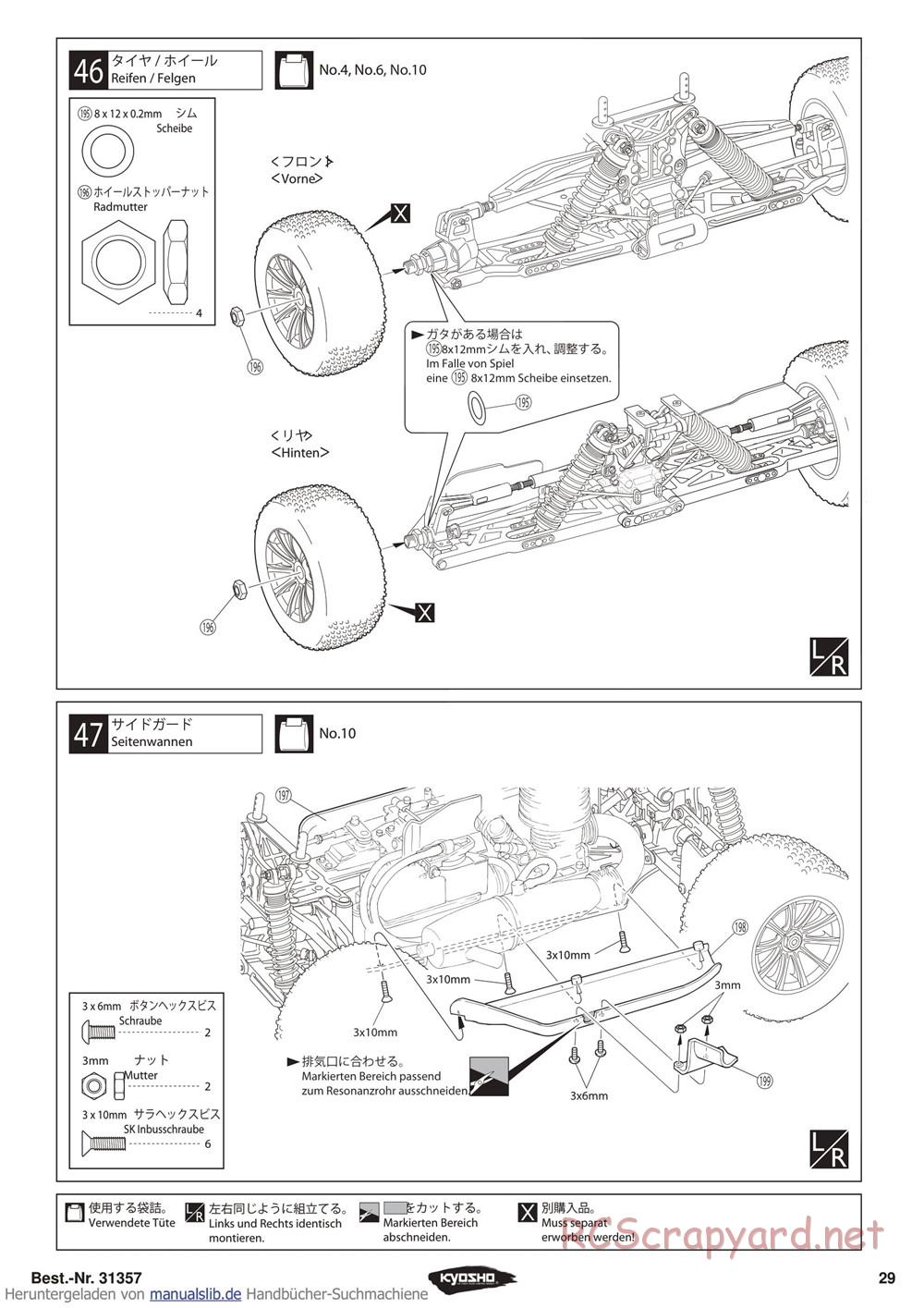 Kyosho - Inferno ST-RR Evo - Manual - Page 29