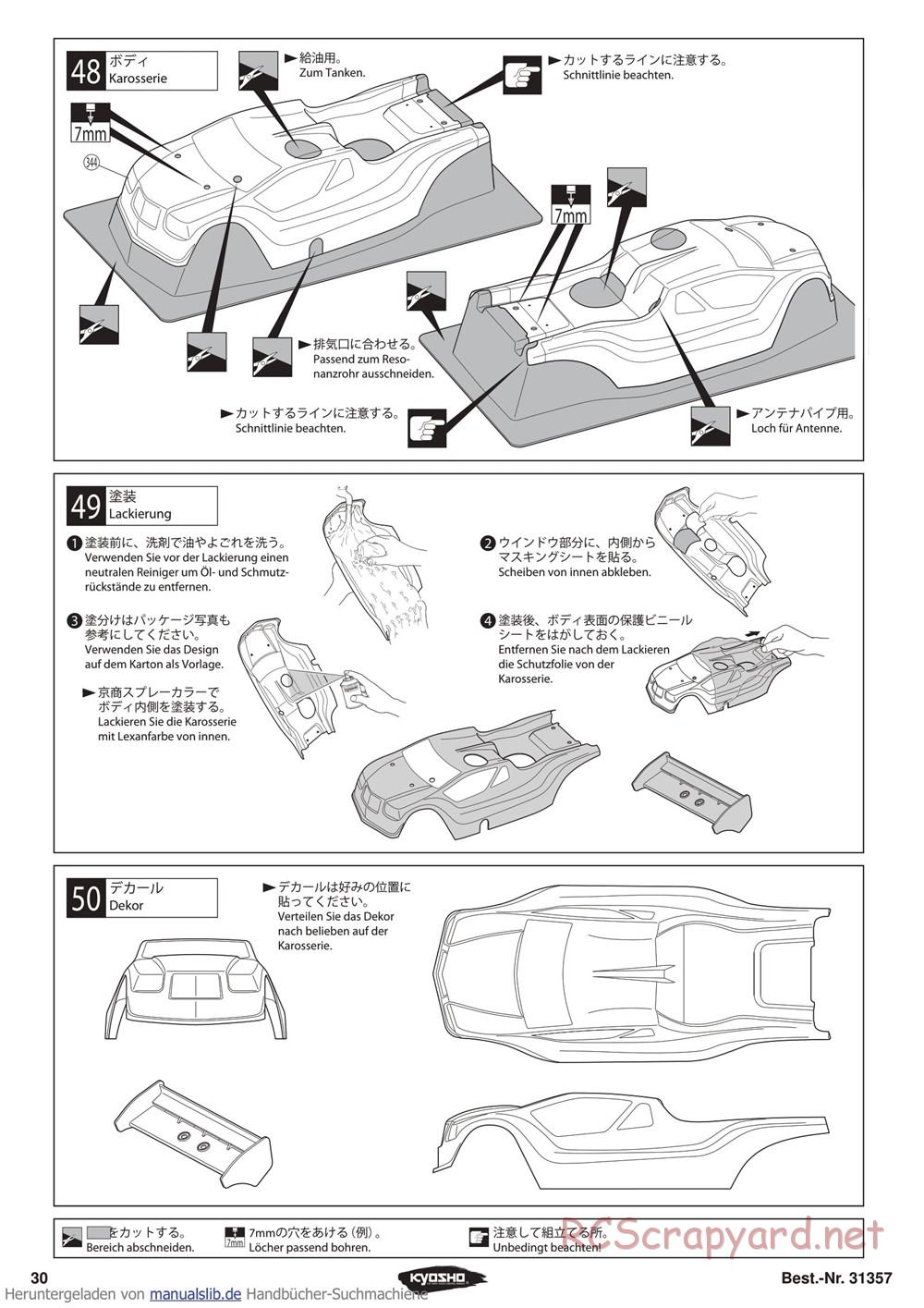Kyosho - Inferno ST-RR Evo - Manual - Page 30