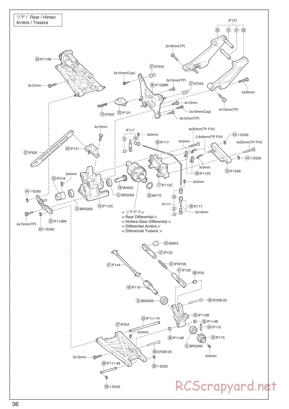 Kyosho - Inferno Neo Race Spec - Exploded Views - Page 5