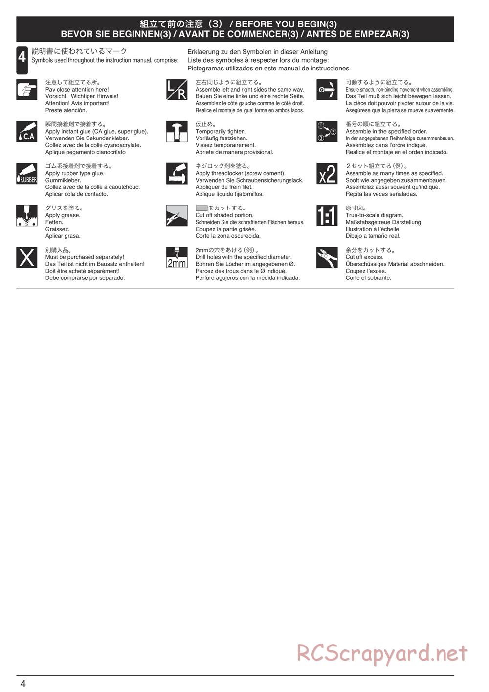 Kyosho - Inferno Neo Race Spec - Manual - Page 4