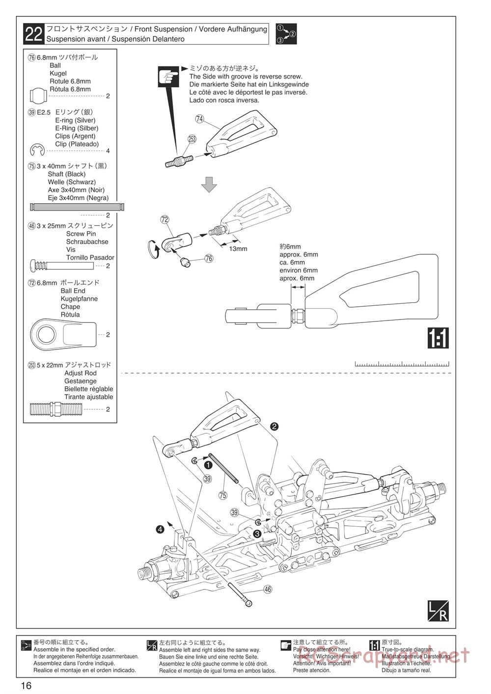 Kyosho - Inferno Neo Race Spec - Manual - Page 16