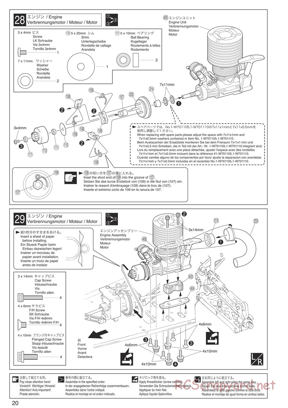 Kyosho - Inferno Neo Race Spec - Manual - Page 20