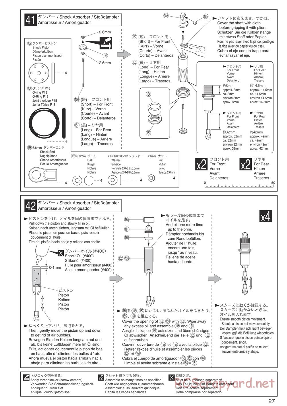 Kyosho - Inferno Neo Race Spec - Manual - Page 27