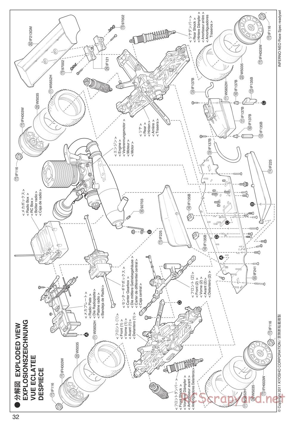 Kyosho - Inferno Neo Race Spec - Manual - Page 32
