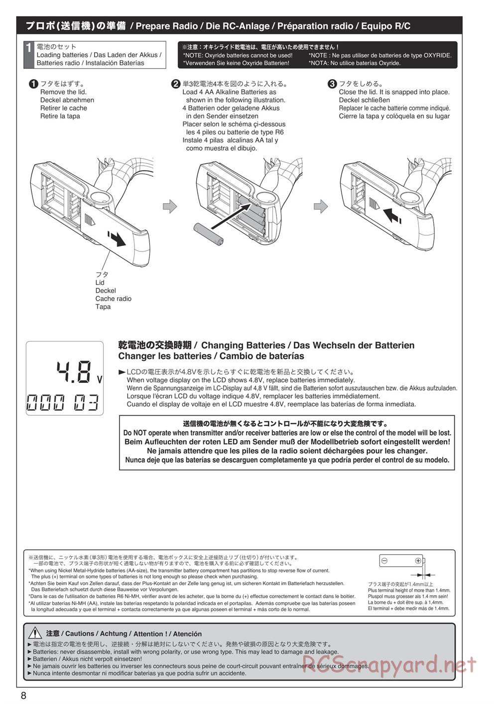 Kyosho - Inferno Neo Race Spec - Manual - Page 8