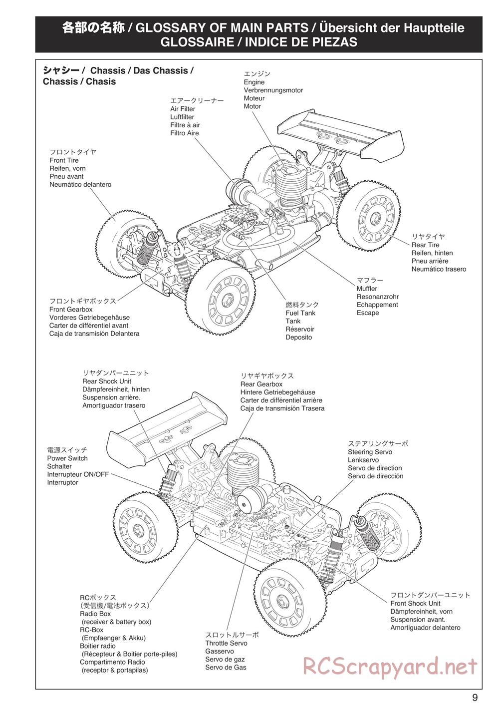 Kyosho - Inferno Neo Race Spec - Manual - Page 9