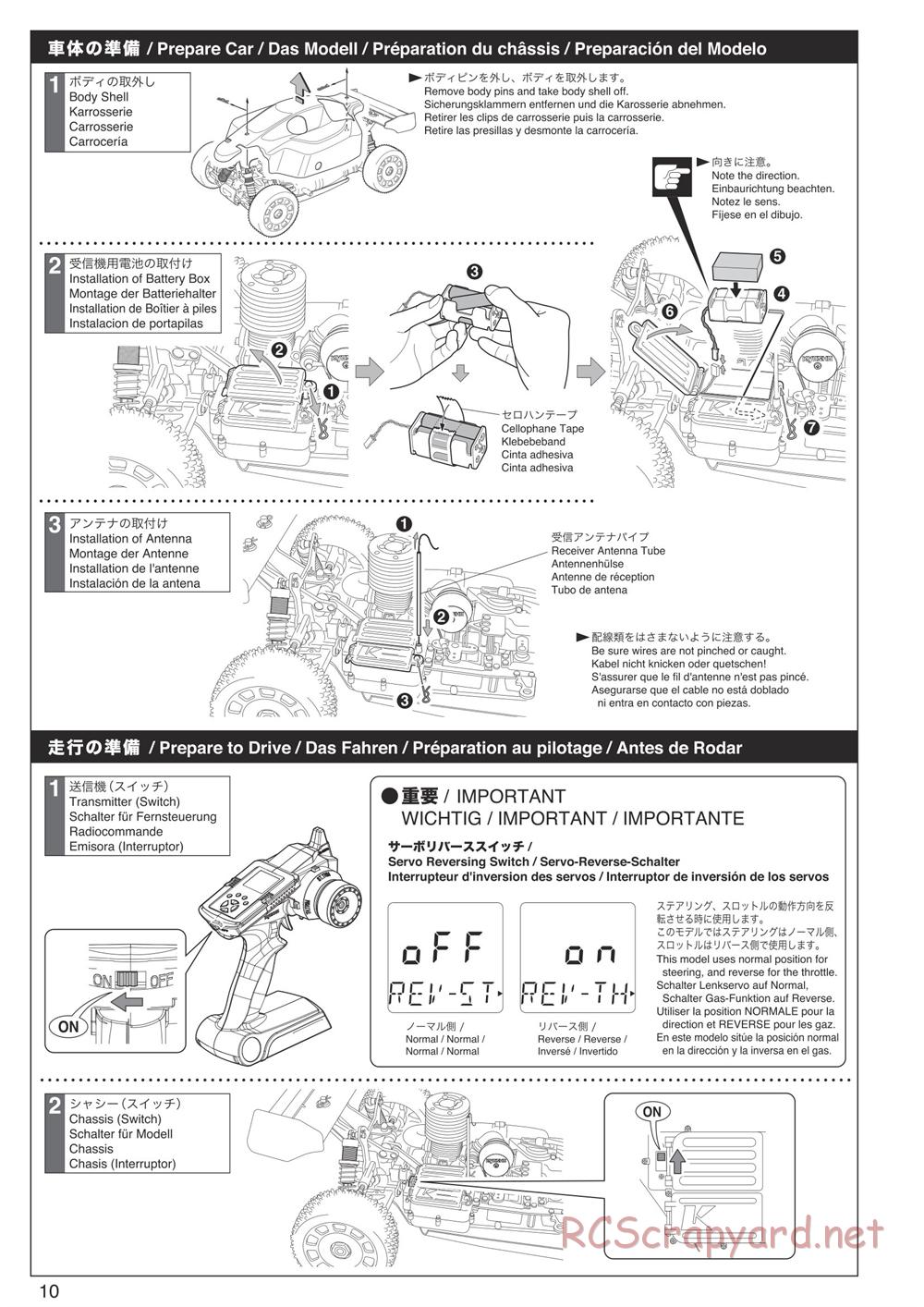 Kyosho - Inferno Neo Race Spec - Manual - Page 10