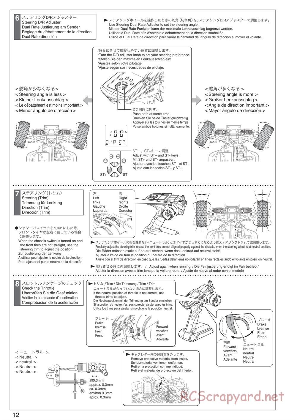 Kyosho - Inferno Neo Race Spec - Manual - Page 12
