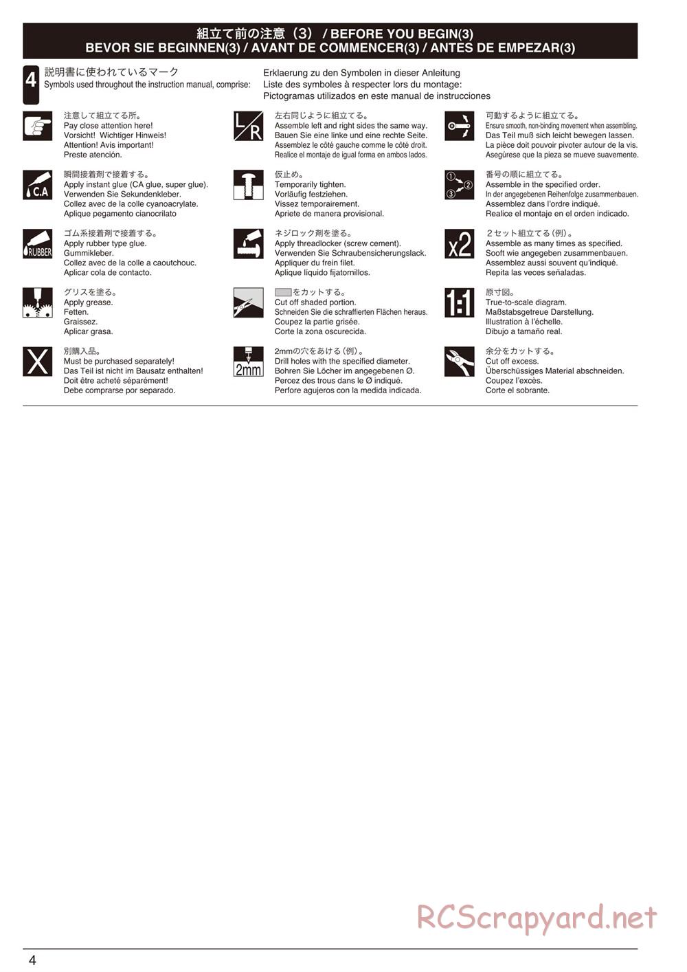 Kyosho - Inferno Neo ST - Manual - Page 4