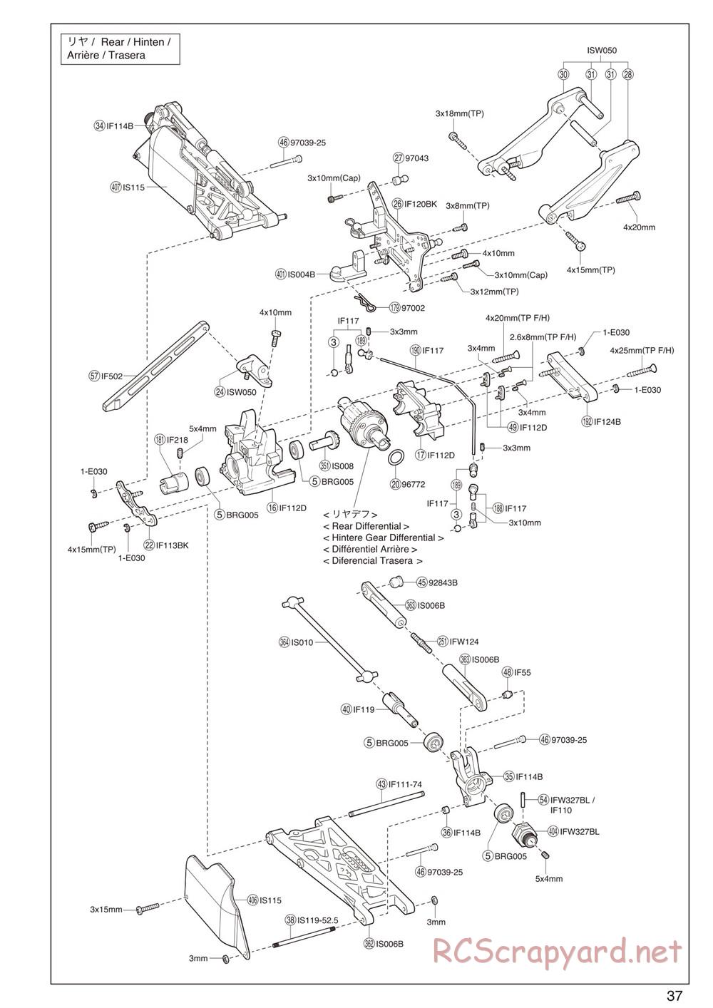 Kyosho - Inferno Neo ST - Manual - Page 37