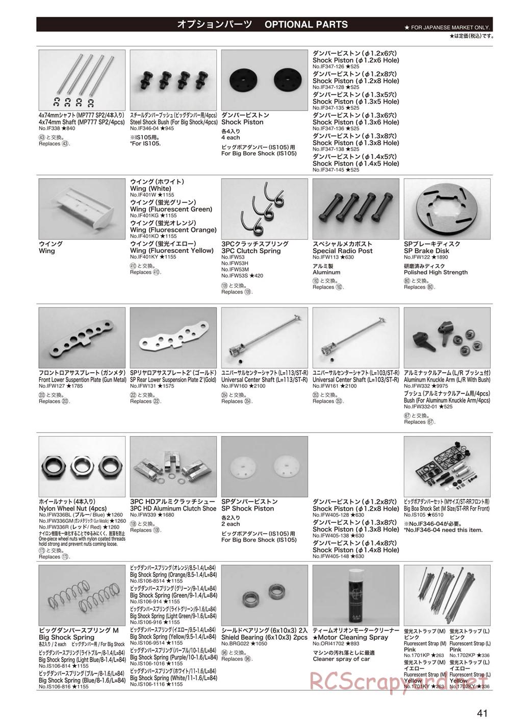 Kyosho - Inferno Neo ST - Manual - Page 41