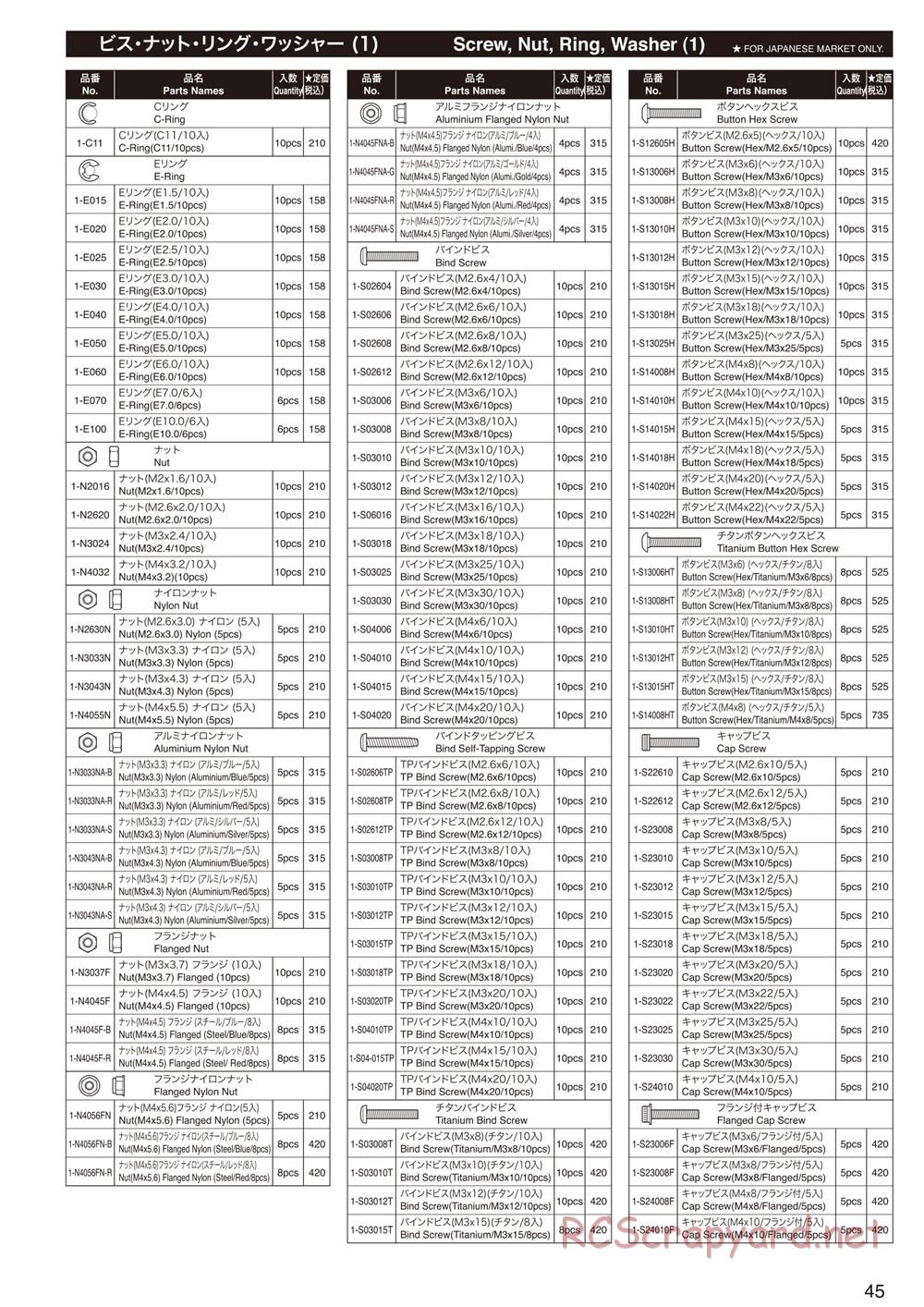 Kyosho - Inferno Neo ST - Manual - Page 45