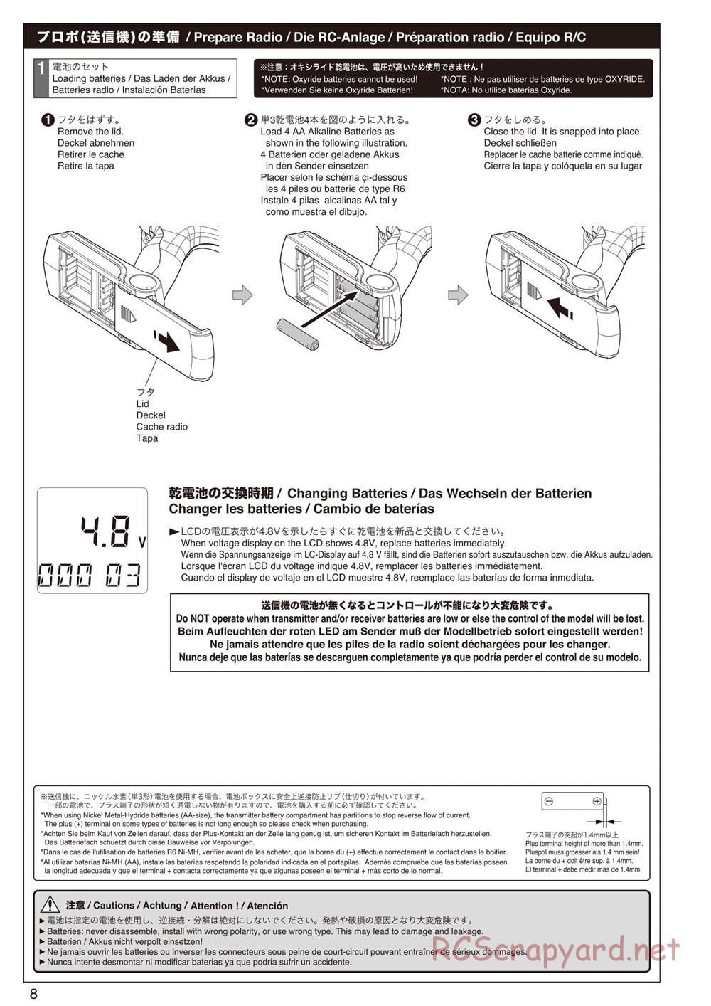 Kyosho - Inferno Neo ST - Manual - Page 8