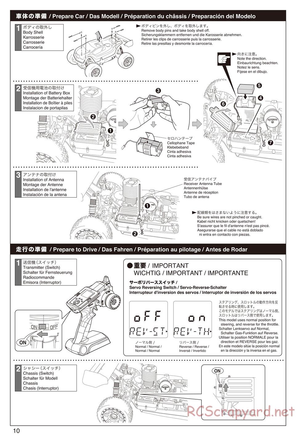 Kyosho - Inferno Neo ST - Manual - Page 10