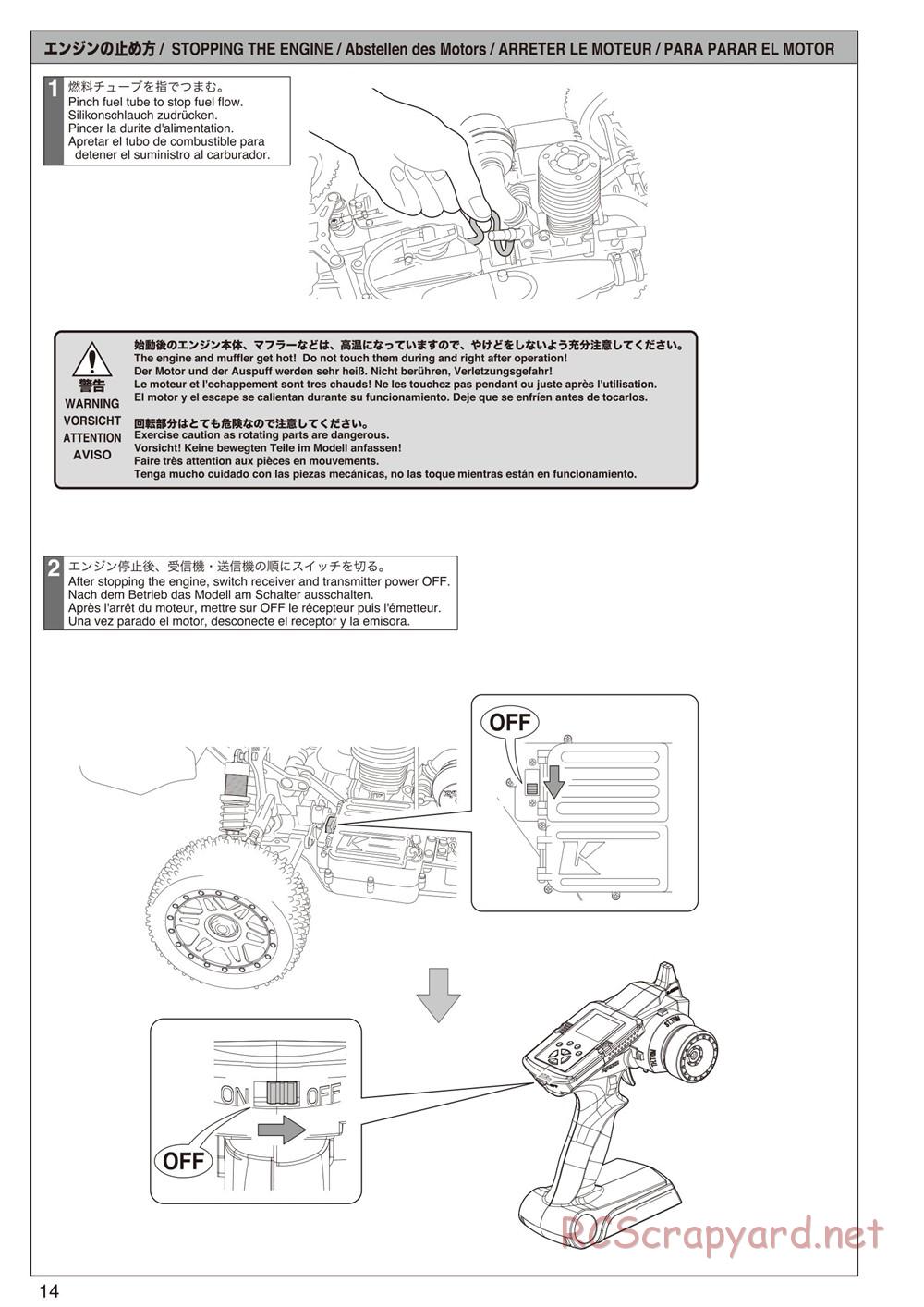 Kyosho - Inferno Neo ST - Manual - Page 14