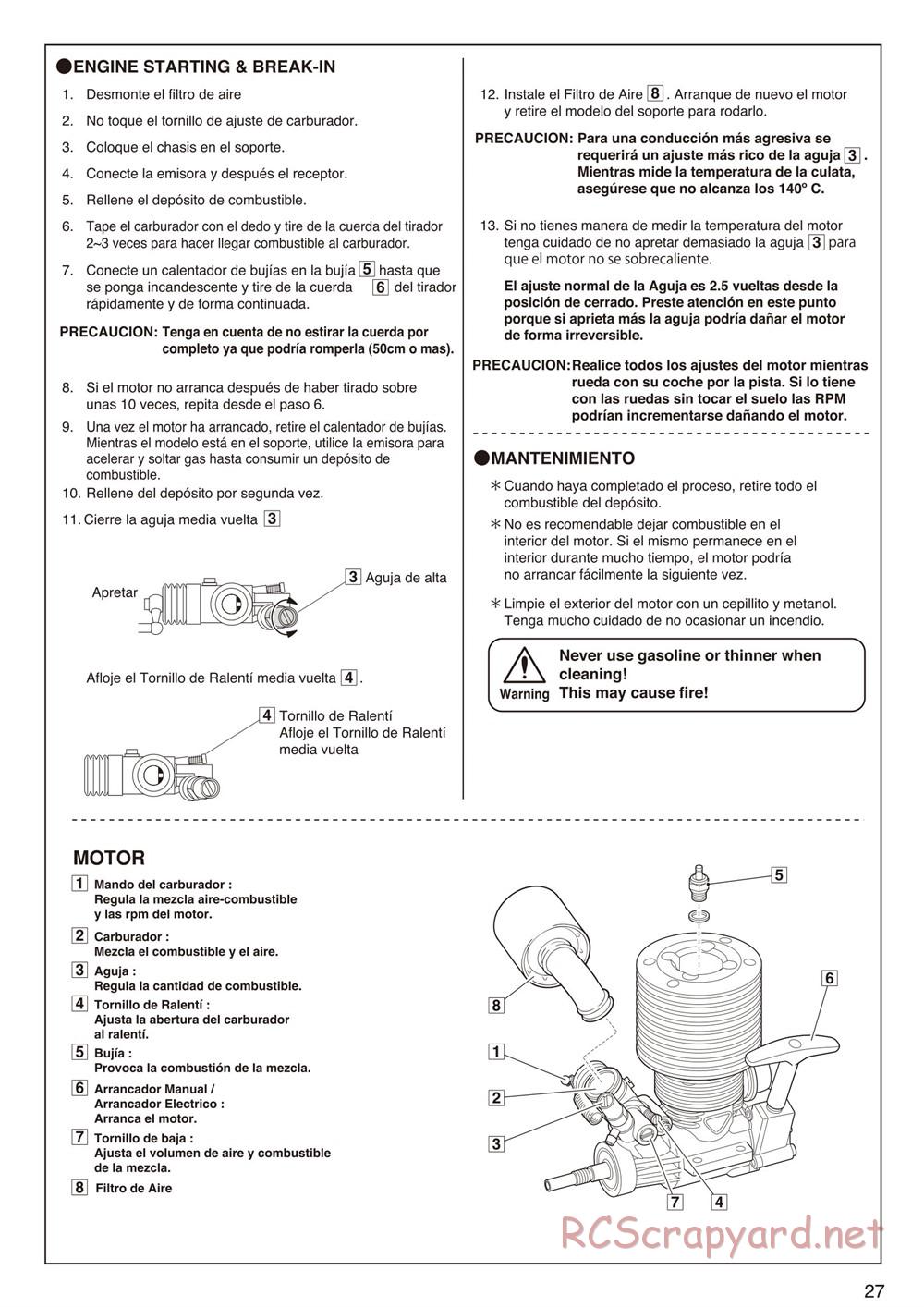 Kyosho - Inferno Neo ST - Manual - Page 27