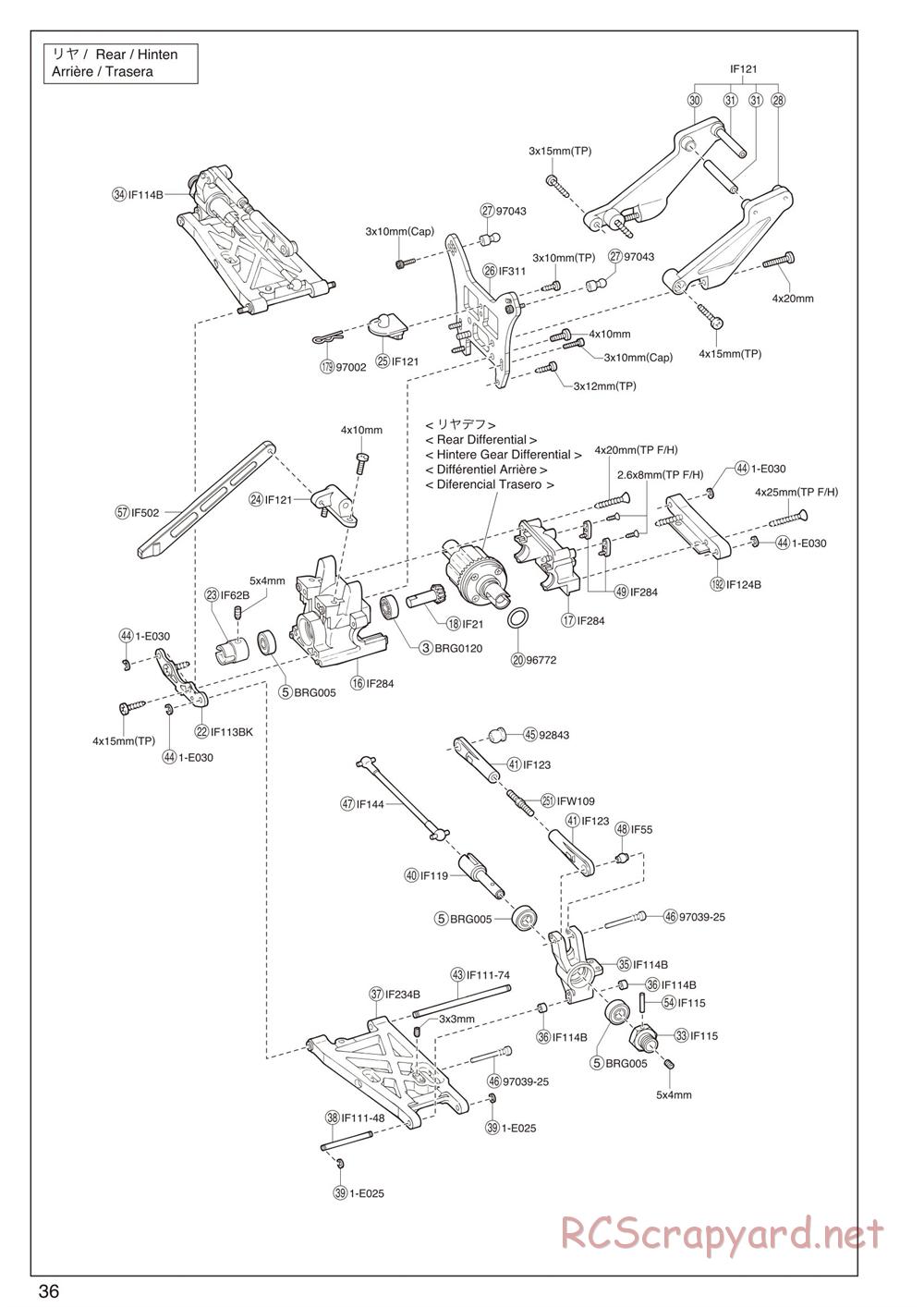 Kyosho - Inferno Neo 2.0 - Exploded Views - Page 5