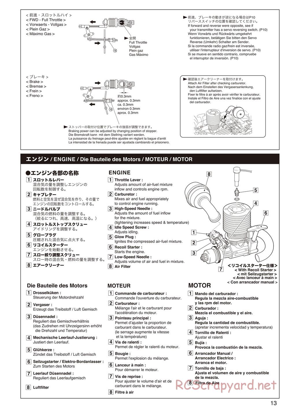 Kyosho - Inferno Neo 2.0 - Manual - Page 13