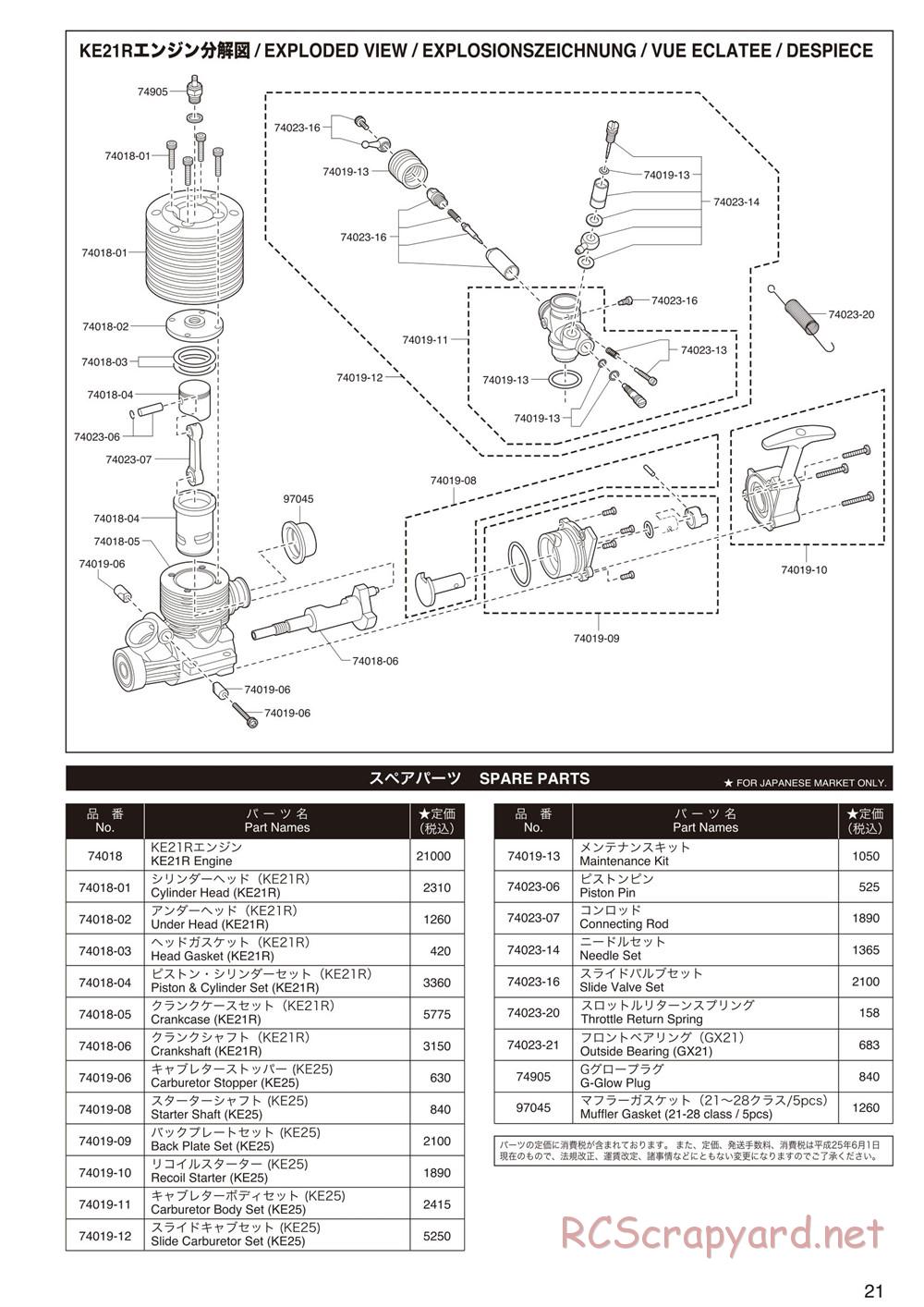 Kyosho - Inferno Neo 2.0 - Manual - Page 21