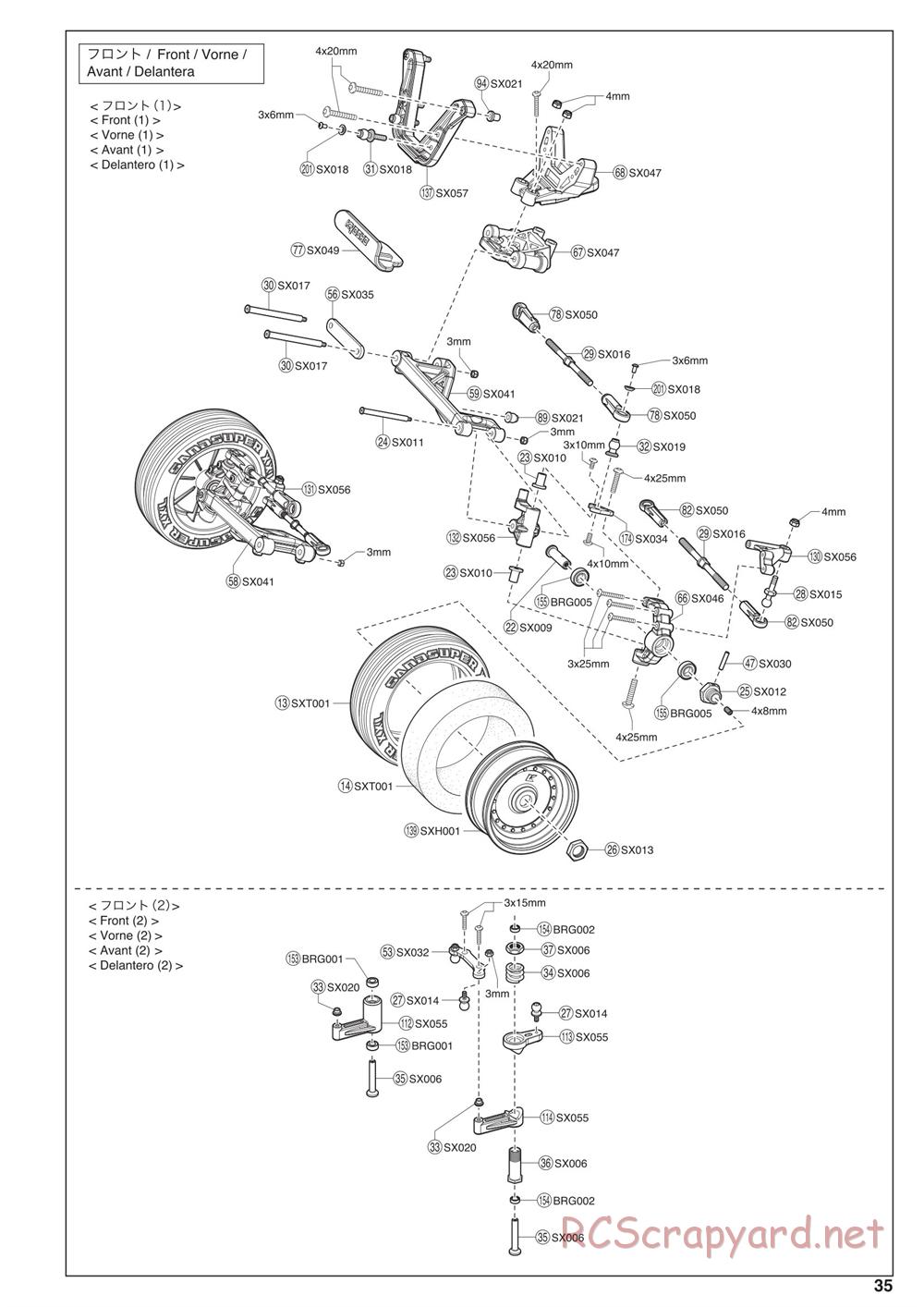 Kyosho - Scorpion XXL Nitro - Exploded Views - Page 3