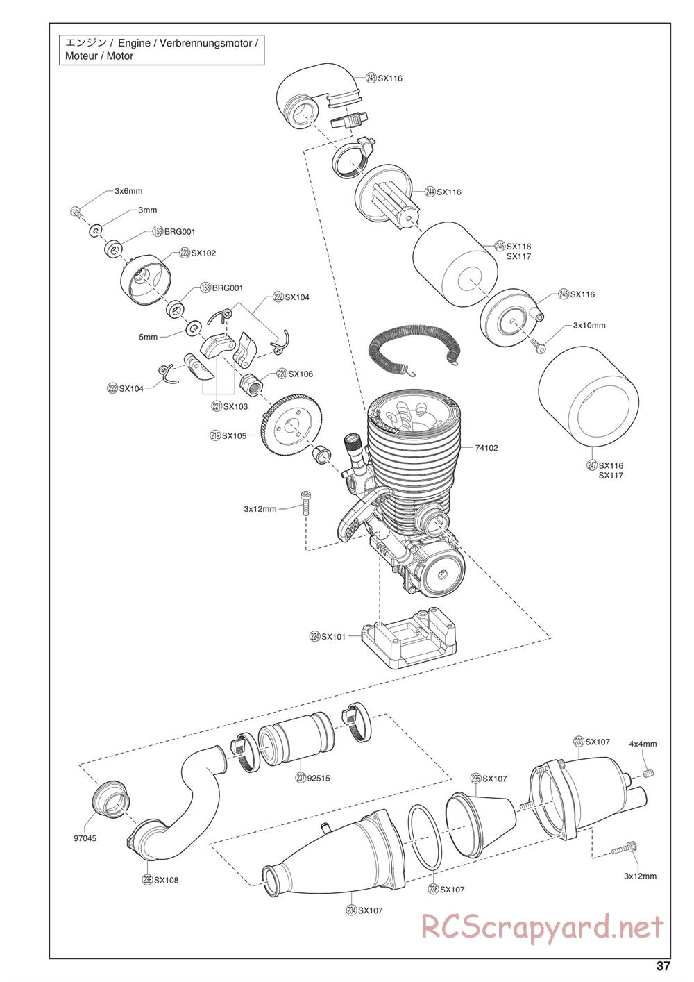 Kyosho - Scorpion XXL Nitro - Exploded Views - Page 5