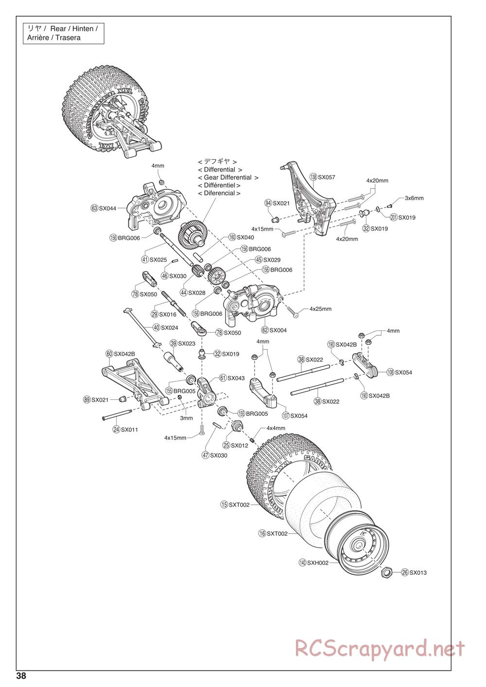 Kyosho - Scorpion XXL Nitro - Exploded Views - Page 6