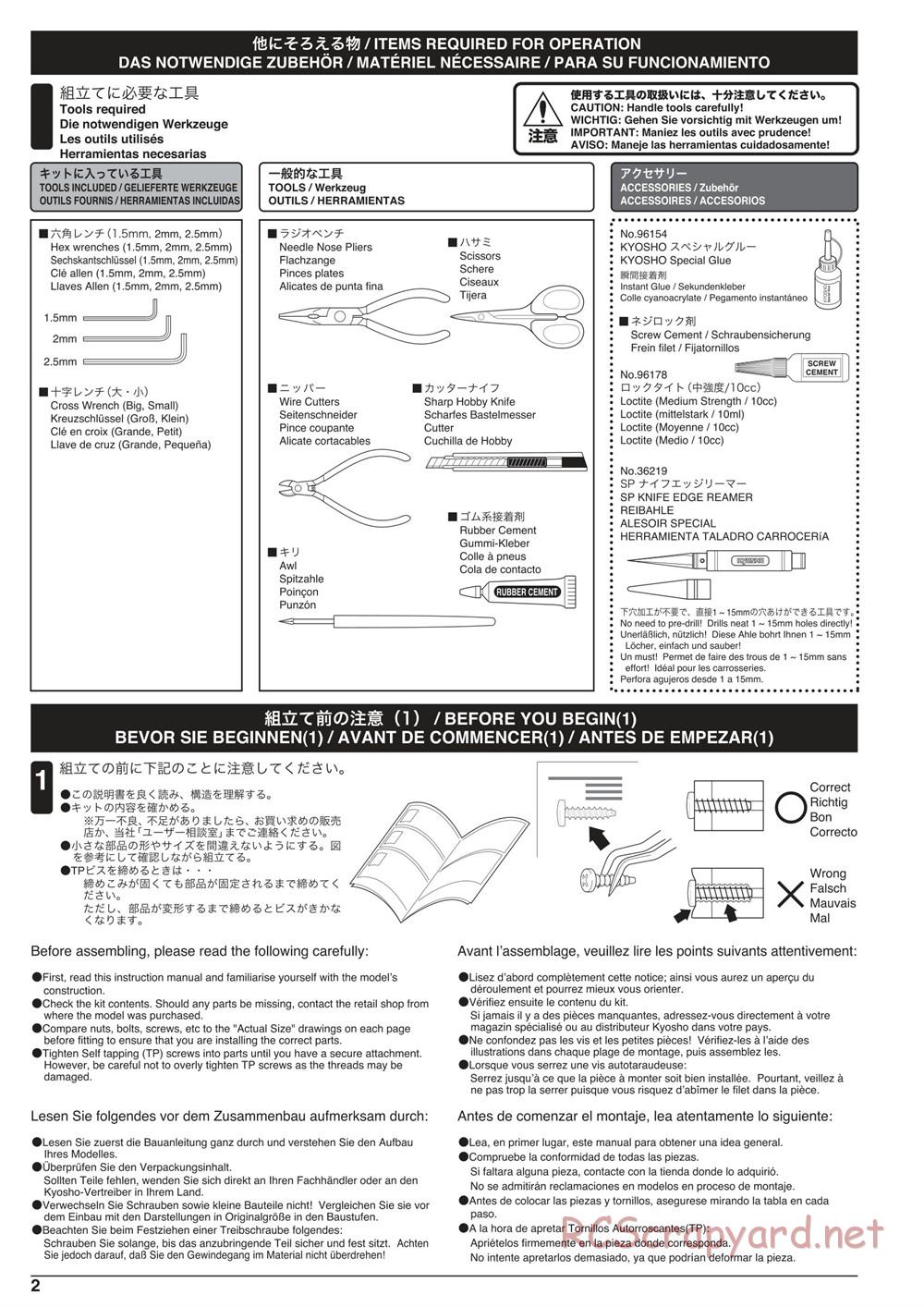 Kyosho - Scorpion XXL Nitro - Manual - Page 2