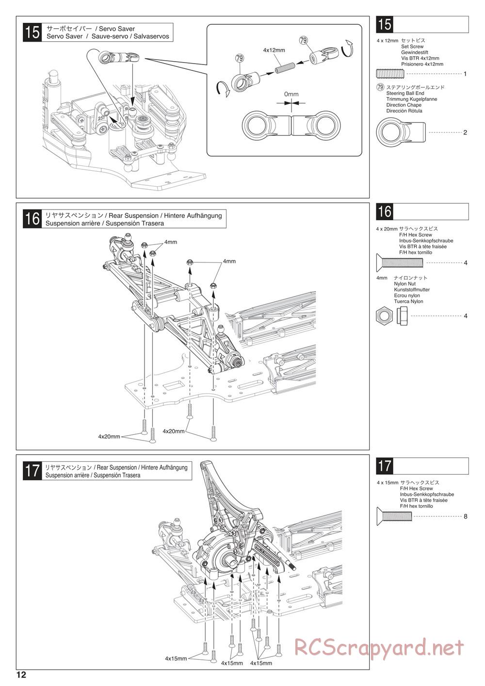 Kyosho - Scorpion XXL Nitro - Manual - Page 12