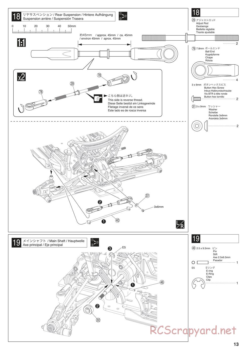 Kyosho - Scorpion XXL Nitro - Manual - Page 13