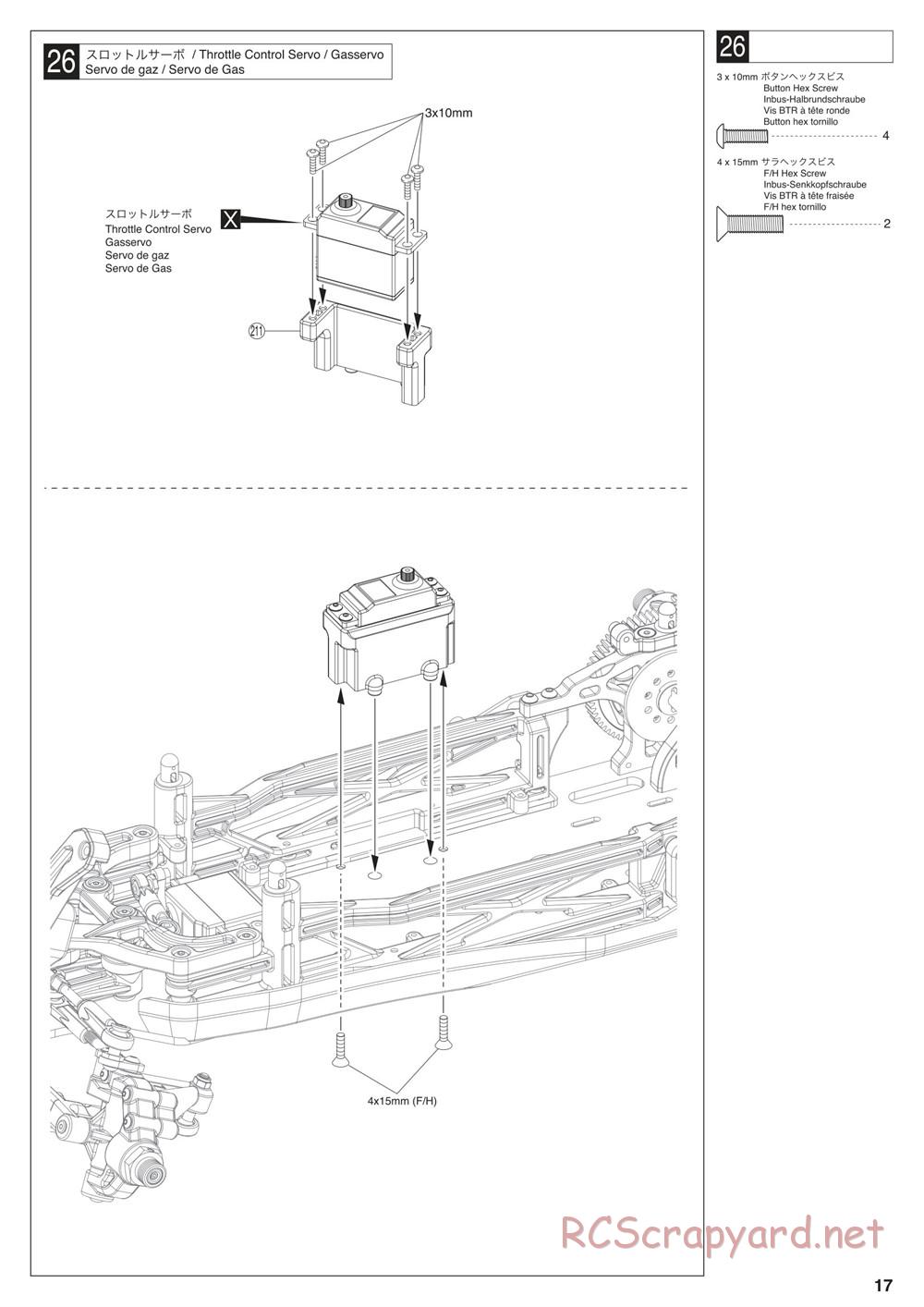 Kyosho - Scorpion XXL Nitro - Manual - Page 17